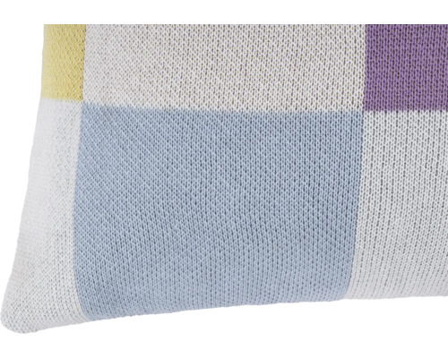 Vierkant decoratief kussen met geometrisch patroon