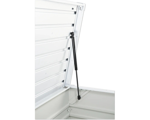 Open tuinkoffer met gasveer