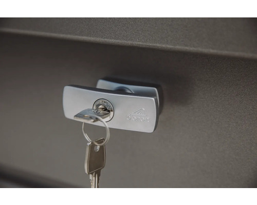 Metalen kastdeurslot met sleutel