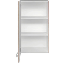 Open hoge kast met drie planken voor badkamer
