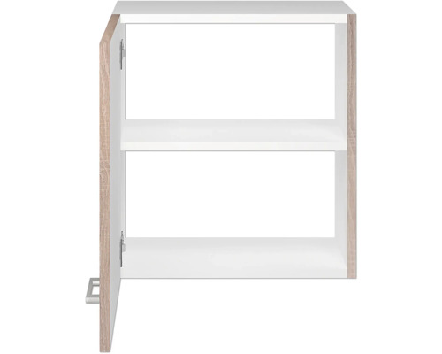 Open hangkast met twee planken
