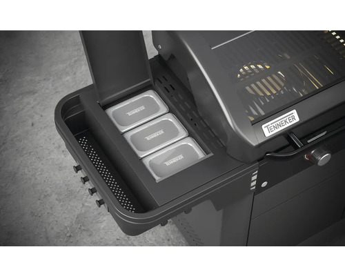 Tenneker barbecue met warmhoudbakken