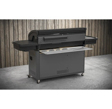 Grillstation met opbergvakken en onderkast op wielen