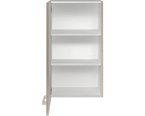 Open hoge kast met drie planken
