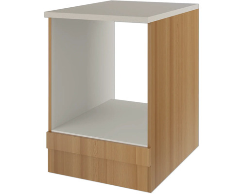 Open onderkast voor badkamer of keuken met houten structuur