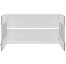 Open wandkast met twee planken