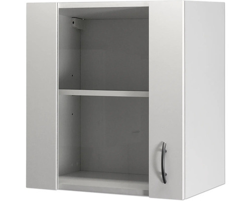 Hangende kast met één deur en een legplank