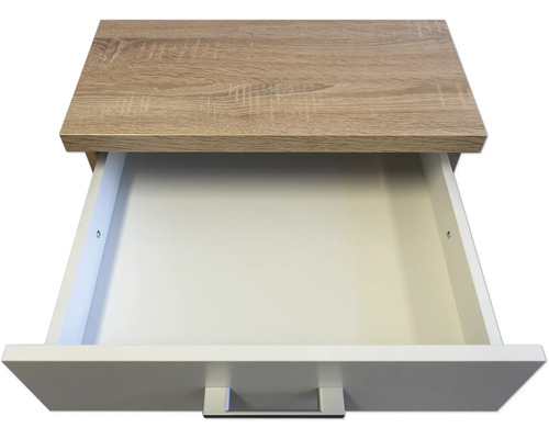 Open lade met lichte houten accenten