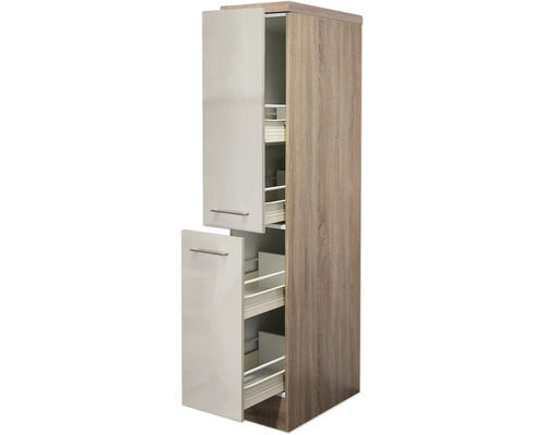 Keukenkast met uittrekelementen voor extra opbergruimte