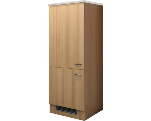 Hoge kast met twee deuren en een ventilatierooster aan de onderkant