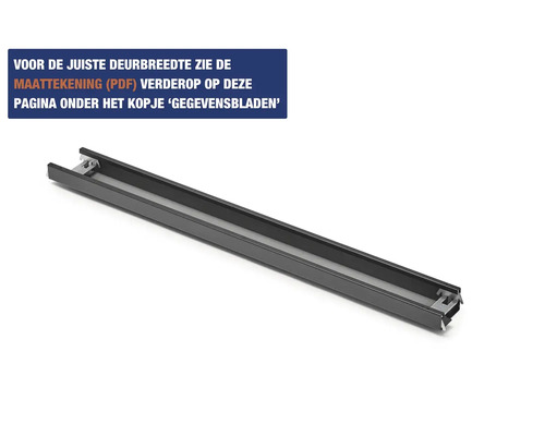 Rails voor schuifdeursysteem