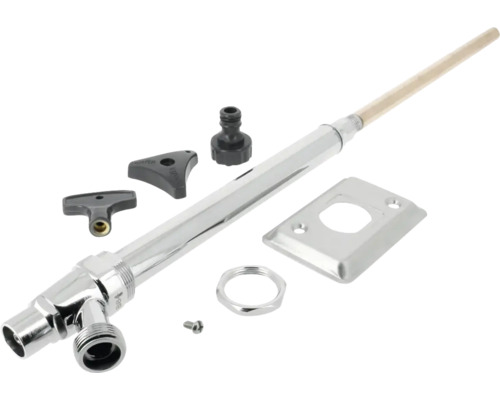 Hoekstopkraan met accessoires