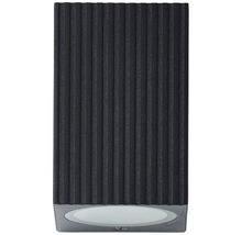 Rechthoekige wandlamp met verticale ribbels
