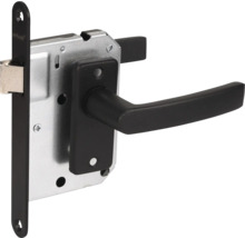 Insteekslot met zwarte deurkruk
