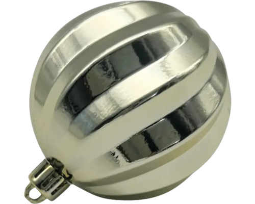 Kerstbal met ribbelpatroon