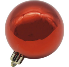 Rode kerstbal van kunststof
