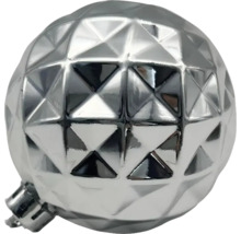 Kerstbal met geometrisch patroon