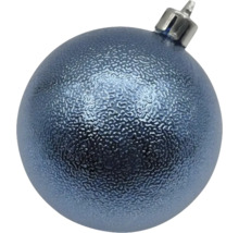 Glazen kerstbal met structuur