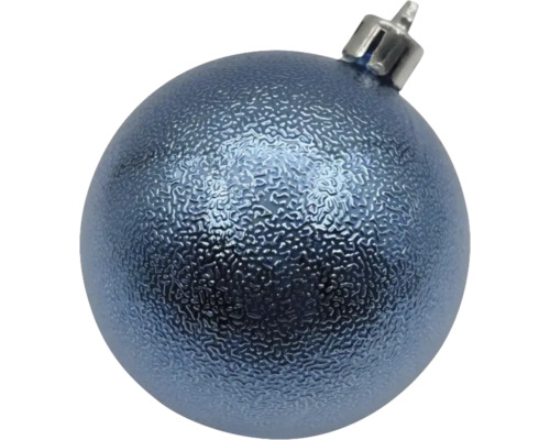 Glazen kerstbal met structuur