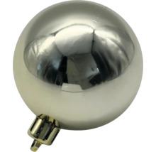 Zilverkleurige kerstbal