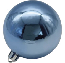 Blauwe kerstbal