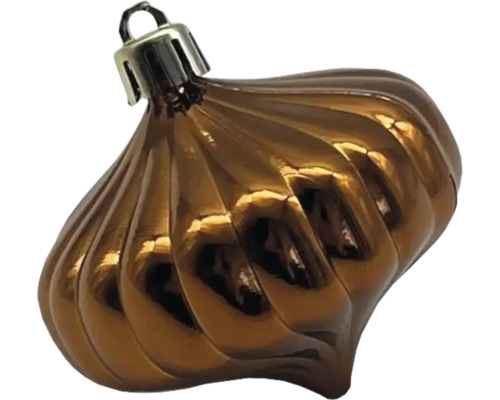 Decoratieve kerstboomversiering in de vorm van een ui