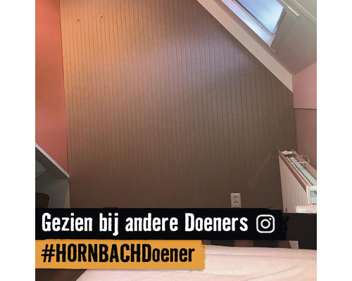 Zolderverbouwing met houten panelen en dakraam