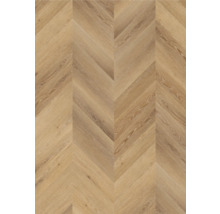 Houten vloer gelegd in visgraatmotief