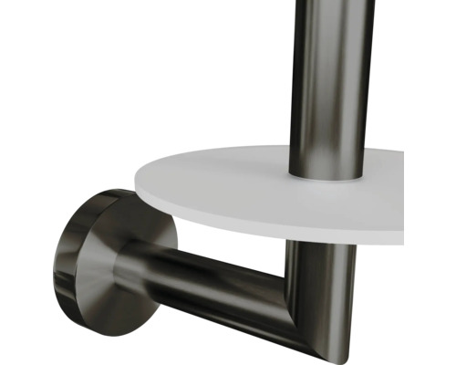 Toiletpapierhouder met opbergplank