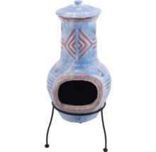 Terrashaard van terracotta op metalen frame