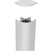 Aluminium hoekprofiel met hoekdop