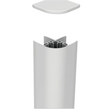 Aluminium hoekprofiel met afdekking