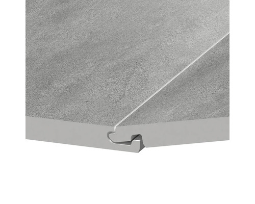 Detailopname van een paneelverbinding voor wand- of plafondpanelen