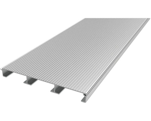 Aluminium terrasplank met ribbelprofiel