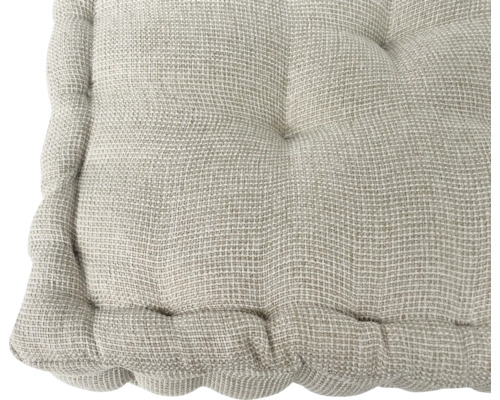 Vierkant zitkussen met gestikt oppervlak