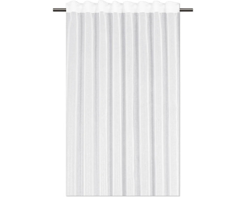 Gordijn met rimpelbandophanging aan een gordijnroede