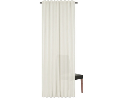 Gordijn van stof met plooibandophanging