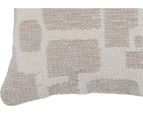 Decoratief kussen met geweven motief