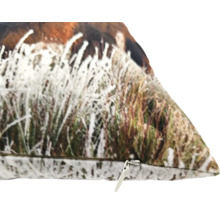 Kussen met gras motief en ritssluiting