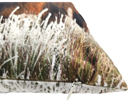 Kussen met gras motief en ritssluiting