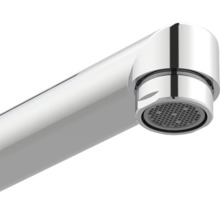 Gedetailleerde opname van een metalen kraan