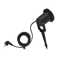 Tuinspot met grondpen en kabel