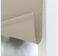 Beige zijdelings rolgordijn met kettingbediening