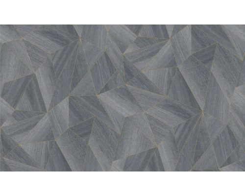 Behang met geometrisch houtdessin