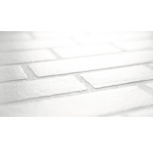 Close-up van een witte bakstenen behang