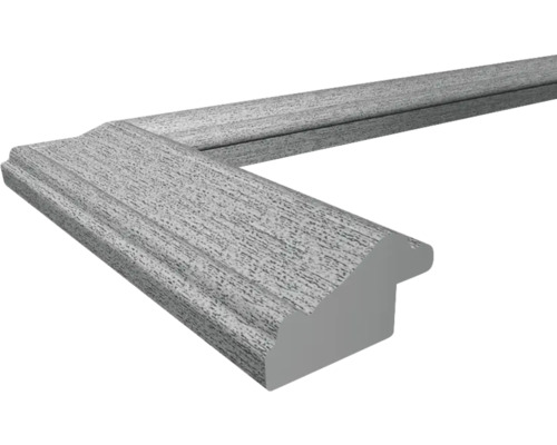 Uitsnede van een grijze fotolijst