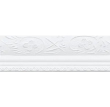 Decoratief profiel met bloempatroon