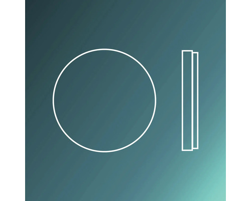 Symbool voor wanddikte en diameter
