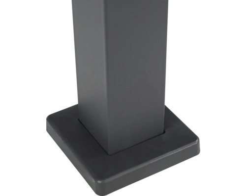 Bevestigingsvoet voor een terrasoverkapping