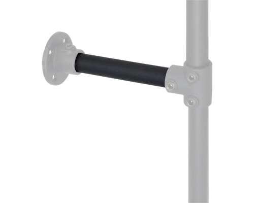 Pijpverbinder met wandbevestiging